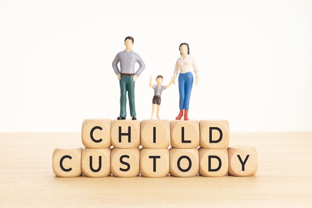 What is child custody and how is it determined?